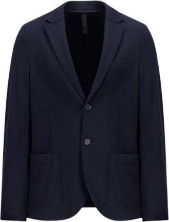 Harris Wharf London Superfine Merino Blazer - Heren - Blazers - Blauw - 3XL - Wol - Jassen