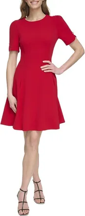 DKNY Dkny Fit & Flare Dress