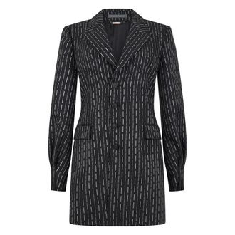 Alberta Ferretti Dames, Jassen, Zwart, Maat: S Wol