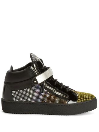 Giuseppe Zanotti Coby high-top sneakers - men - Rubber/Fabric/Other fibres - 42 - Black