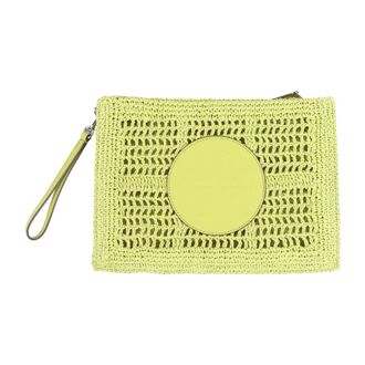 Tory Burch Tory Burch, Clutches, female, Green, Size: ONE SIZE Ella Hand-Crocheted Pouch