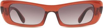LMNT Sunglasses Rectangle Full Rim Plastic Mens Prescription Sunglasses White Size 54 - LMNT