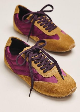 Maeve Suede Colorblock Sneakers