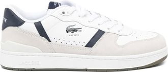 Lacoste Sneakers T-Clip in pelle - Bianco