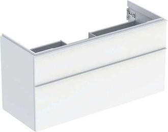 Keramag Keramag - Geberit Icon Mueble Bajo Lavabo, 2 Cajones, 118,4x61,5x47,6 Cm