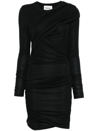 Isabel Marant Denise Short Draped Jersey Dress