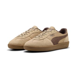 Puma Sneaker PUMA PALERMO POP, Damen, Gr. 42,5, toasted almond, flat bronze, Textil, mehrfarbig, Schuhe Sneaker