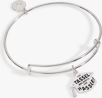 Alex and Ani The Tassel Was Worth The Hassle Charm Bangle in Silver at Nordstrom