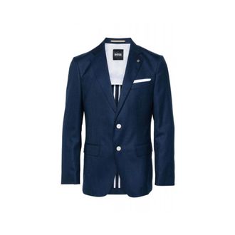 HUGO BOSS Heren, Jassen, Blauw, Maat: 2XL