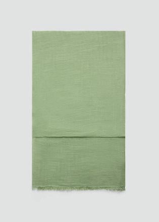 Mango Foulard cotone verde - Donna - Taglia unica - MANGO