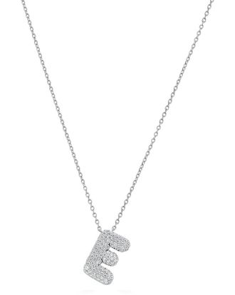 Sabrina Designs 14K 0.45 Ct. Tw. Diamond Initial Necklace