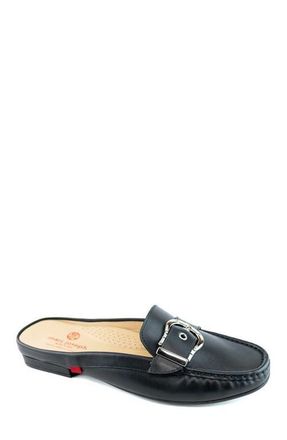Marc Joseph New York Barbara St Leather Buckle Mule in Black Napa at Nordstrom, Size 6.5