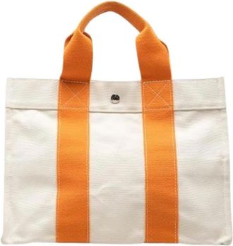 Herm&egrave;s Pre-owned Bora Bora PM Tote Bag - Dames - Vintage Shopper - Wit - ONE Size - Vintage