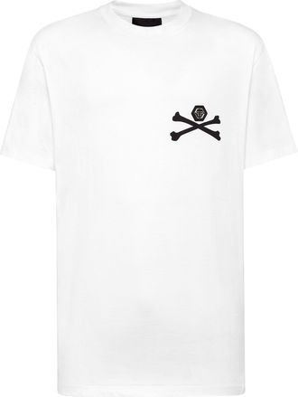 Philipp Plein Jersey T-shirt Round Neck SS Skeleton