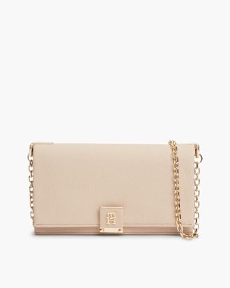 Tommy Hilfiger Womens TH Her Crossover Bag in Nude - One Size