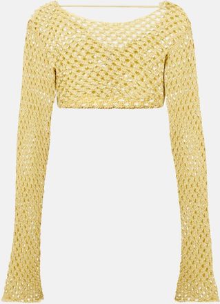 Bananhot Top cropped Magen in crochet