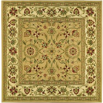 Safavieh Alfombra beige/marfil 183 x 183 cm