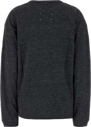 Maison Margiela Womens Longsleeve T-Shirt Gray Cotton