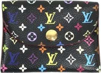 Louis Vuitton Pre-owned Monogram Multicolore Card Case - Dames - Vintage Accessoires - Veelkleurig - ONE Size - Vintage