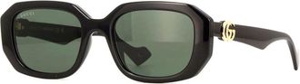 Gucci Grey Geometric Ladies Sunglasses GG1535S 001 54