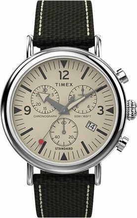 Timex Tw2V43800 Standard Chronograph - unisex - Accessoires - Zwart - Maat: ONE Size