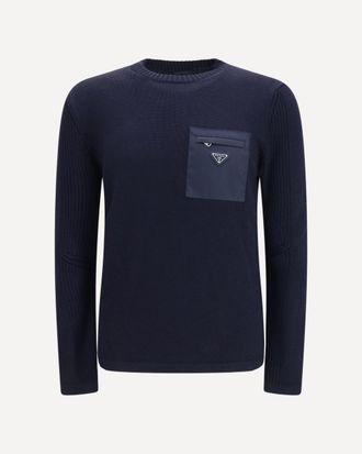 Prada Virgin wool Sweater Male 52