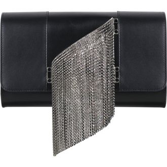 Perrin Paris LEiffel Clutch Cascade in Black /Strass at Nordstrom