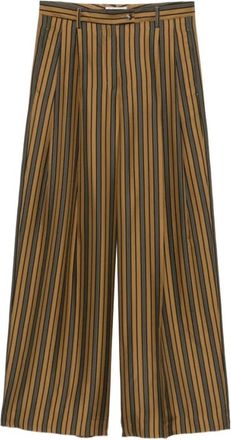 Alberto Biani Wide Trousers, female, Multicolor, Size: S Wide Trousers