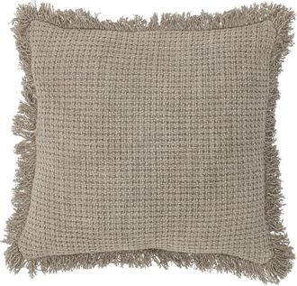 Bloomingville Coj&iacute;n de algod&oacute;n beige 45x45 cm