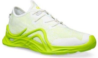 Ecco BIOM Infinite Walking Sneaker in Bright White/Lime Punch at Nordstrom Rack, Size 12-12.5Us / 46Eu