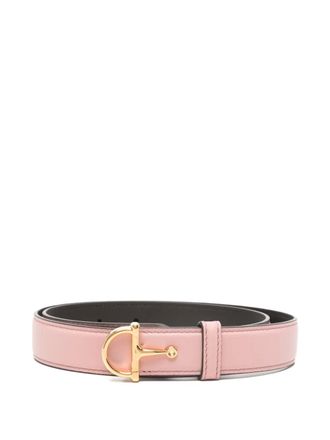 Gucci Horsebit buckle belt - women - Calf Leather - 80 - Pink