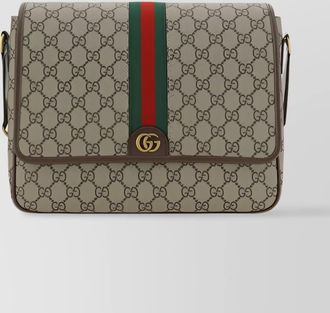 Gucci repeated gg supreme jacquard shoulder bag