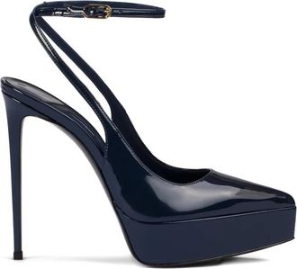 Le Silla Pumps Uma con cinturino posteriore - Blu