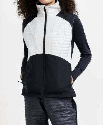 Craft Adventure Storm Insulate Nordic Vest In Ash/black