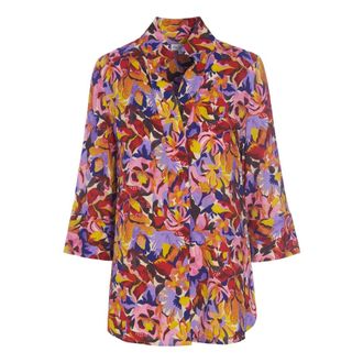 Kudibal Copenhagen Overhemden, Dames, Veelkleurig, S, Flora Magenta Blouse