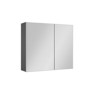 Vicco Armario Con Espejo Para Ba&ntilde;o Lavia, Antracita, 70 X 60.2 Cm, Vicco
