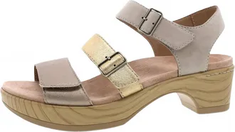 Dansko Womens Malena Sandal In Multi Metalic