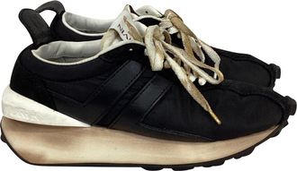 Lanvin Womens Nylon Bumper Distressed Sneaker, Size FR | 35 (Authentic Pre- Loved)