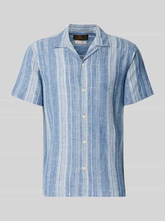 Jack & Jones Regular Fit Freizeithemd mit Leinen-Anteil Modell Summer in Bleu, Gr&ouml;&szlig;e XXL