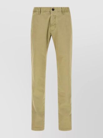 Incotex low-rise straight-leg chinos