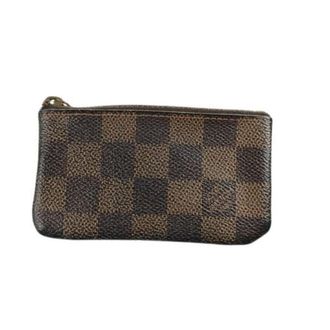 Louis Vuitton Brown Damier Canvas Ebene Damier Canvas Coin Purse/Coin Case (Pre-Owned)