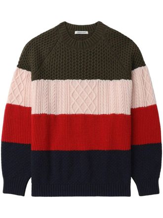 Undercover colour-block sweater - Pink