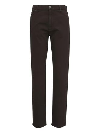 Ermenegildo Zegna City buttoned jeans - Brown
