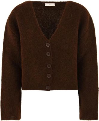 Akep Costa Inglese Short Cardigan - Dames - Vesten - Grijs - M - Truien & Vesten