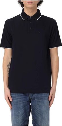 Emporio Armani Polo Shirt - Heren - Polos - Blauw - XL - Katoen - Tops