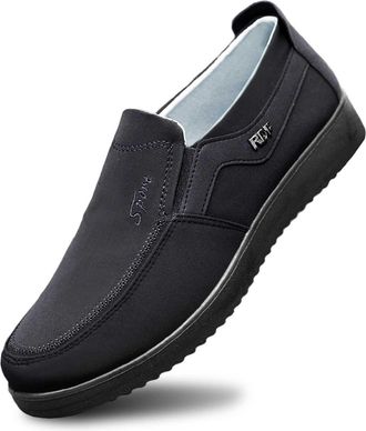 Generic Mens Hiking Shoes, Mens Shoes Summer Mesh Casual Breathable Lightweight Footwear with Slip Resistant Stylish Soles Black