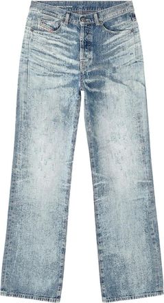 Diesel 1971 D-Sent Acid-wash Distressed Jeans
