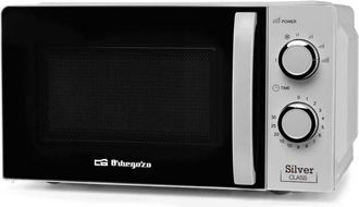 Orbegozo Mi2118 - Horno Microondas Sin Grill 20 Litros Silver - Orbegozo