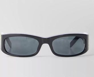 Saint Laurent sl m152 rectangular acetate sunglasses