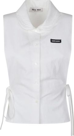 Miu Miu Mujer, Blusas y Camisas, Blanco, Talla: M